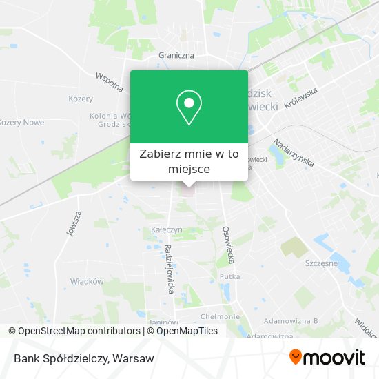 Mapa Bank Spółdzielczy