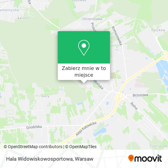 Mapa Hala Widowiskowosportowa