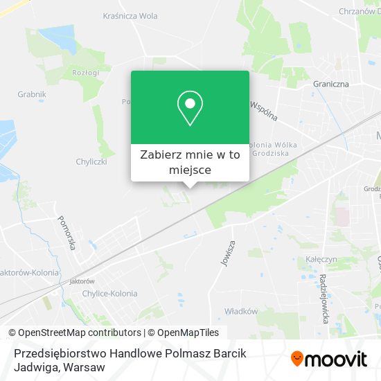 Mapa Przedsiębiorstwo Handlowe Polmasz Barcik Jadwiga