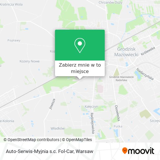 Mapa Auto-Serwis-Myjnia s.c. Fol-Car