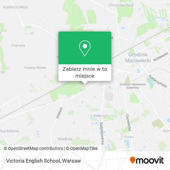 Mapa Victoria English School