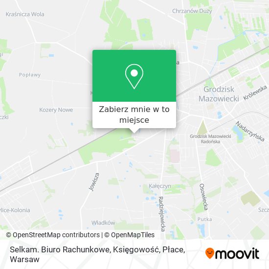 Mapa Selkam. Biuro Rachunkowe, Księgowość, Płace