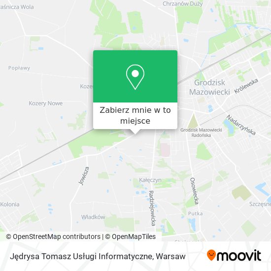 Mapa Jędrysa Tomasz Usługi Informatyczne