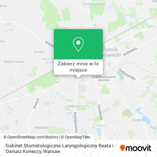 Mapa Gabinet Stomatologiczno-Laryngologiczny Beata i Dariusz Koneccy