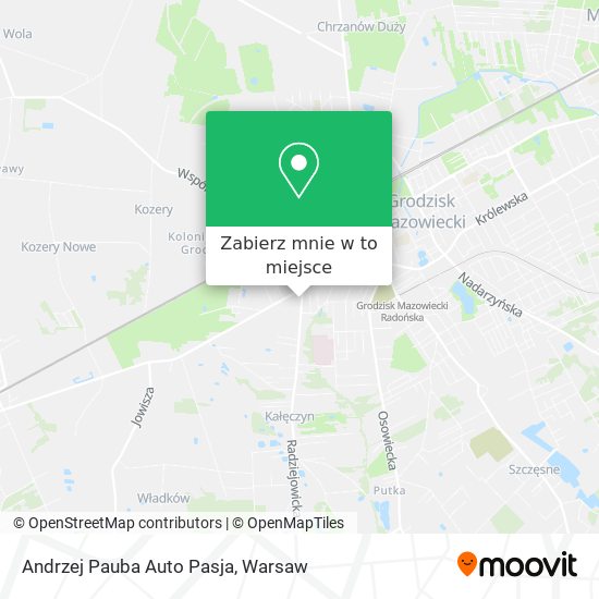 Mapa Andrzej Pauba Auto Pasja