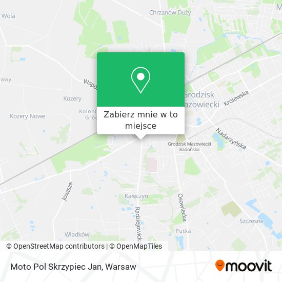 Mapa Moto Pol Skrzypiec Jan