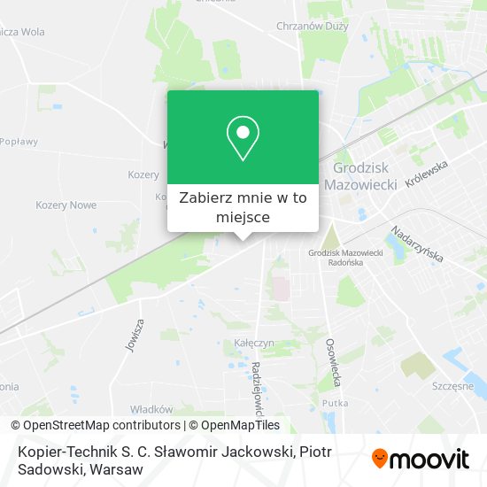 Mapa Kopier-Technik S. C. Sławomir Jackowski, Piotr Sadowski