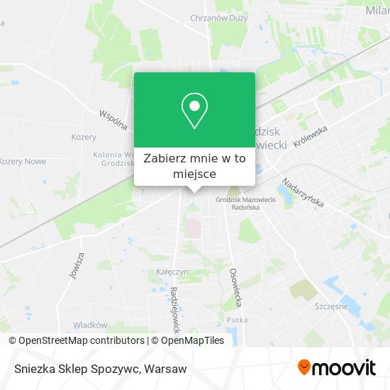 Mapa Sniezka Sklep Spozywc