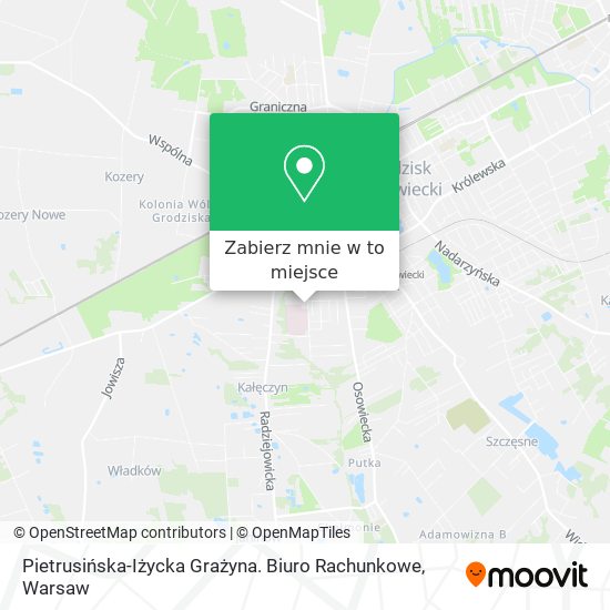 Mapa Pietrusińska-Iżycka Grażyna. Biuro Rachunkowe