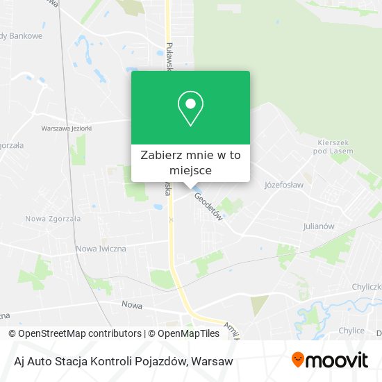 Mapa Aj Auto Stacja Kontroli Pojazdów