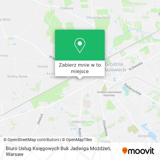 Mapa Biuro Usług Księgowych Buk Jadwiga Możdżeń