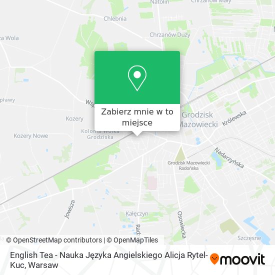 Mapa English Tea - Nauka Języka Angielskiego Alicja Rytel-Kuc