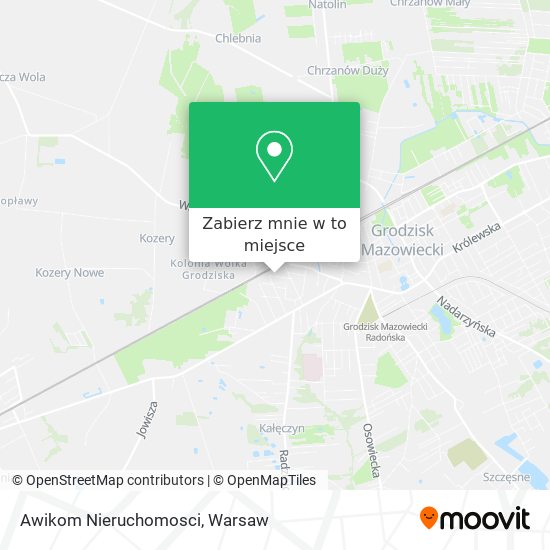 Mapa Awikom Nieruchomosci