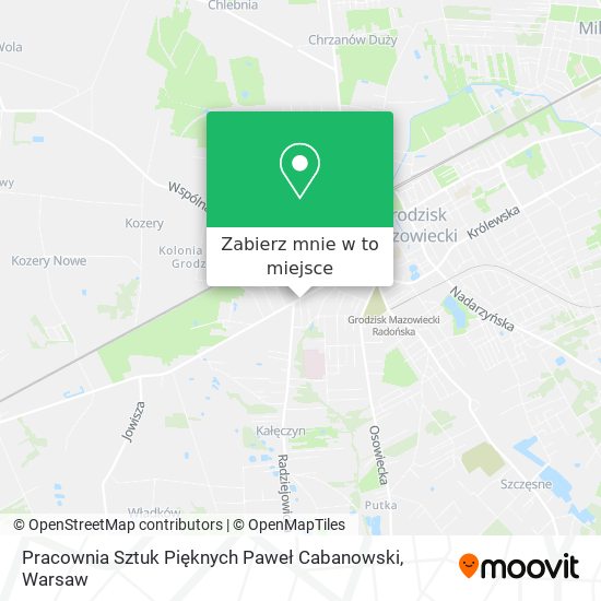 Mapa Pracownia Sztuk Pięknych Paweł Cabanowski