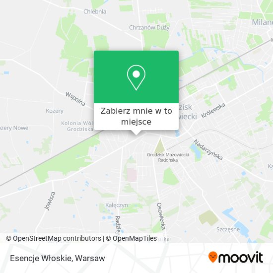 Mapa Esencje Włoskie