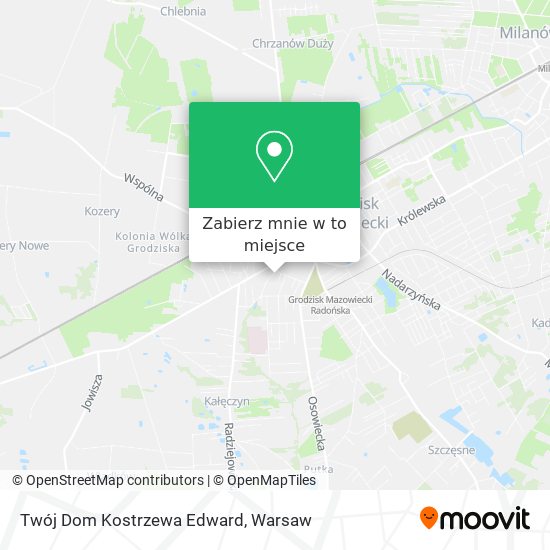 Mapa Twój Dom Kostrzewa Edward