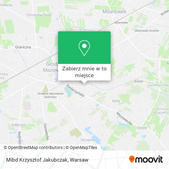 Mapa Mibd Krzysztof Jakubczak