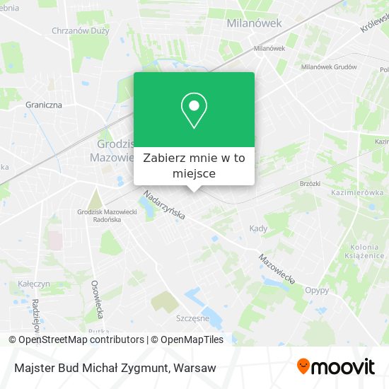 Mapa Majster Bud Michał Zygmunt