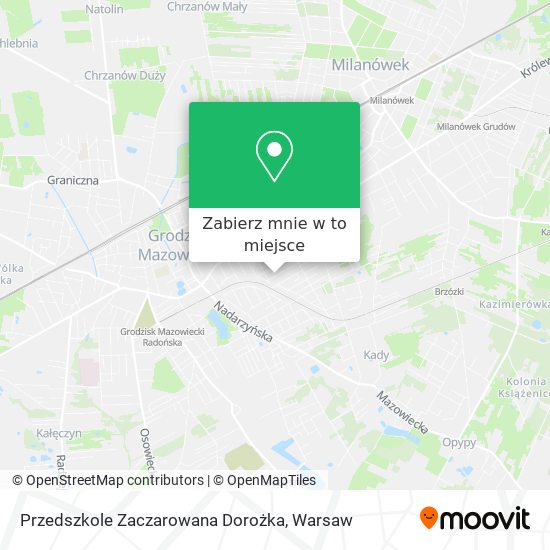 Mapa Przedszkole Zaczarowana Dorożka