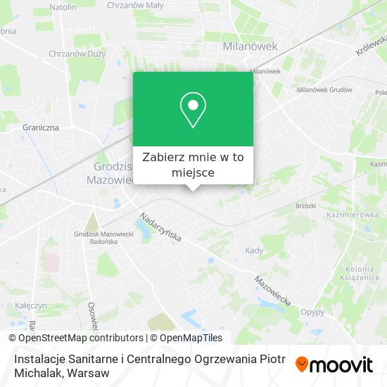 Mapa Instalacje Sanitarne i Centralnego Ogrzewania Piotr Michalak