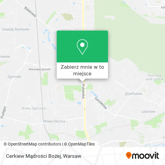 Mapa Cerkiew Mądrości Bożej