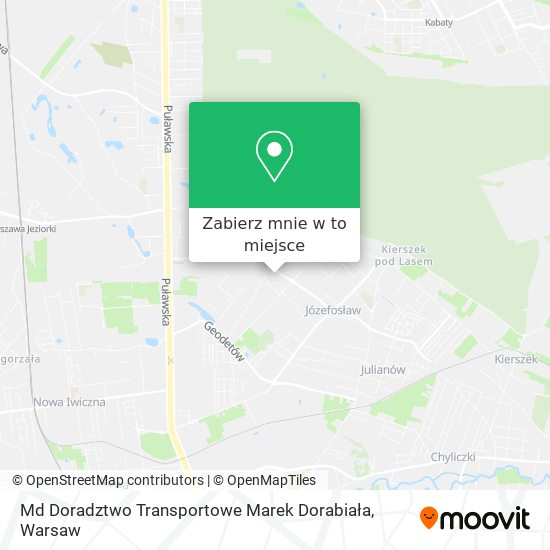 Mapa Md Doradztwo Transportowe Marek Dorabiała