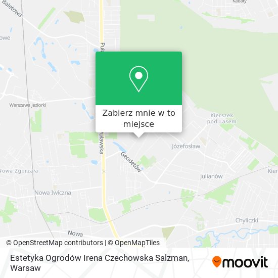 Mapa Estetyka Ogrodów Irena Czechowska Salzman