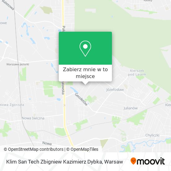 Mapa Klim San Tech Zbigniew Kazimierz Dybka