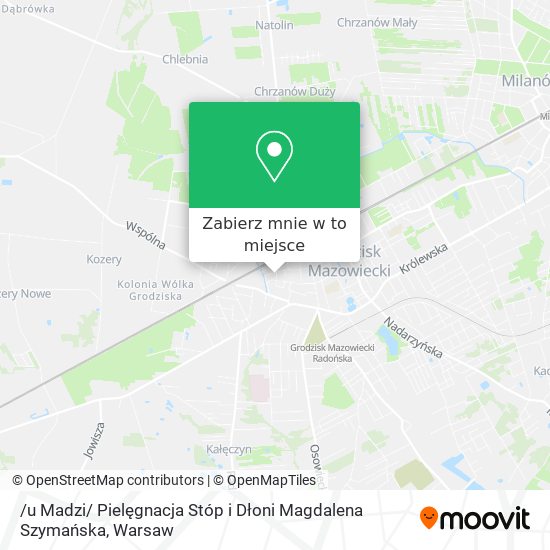 Mapa /u Madzi/ Pielęgnacja Stóp i Dłoni Magdalena Szymańska