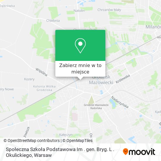 Mapa Społeczna Szkoła Podstawowa Im . gen. Bryg. L . Okulickiego