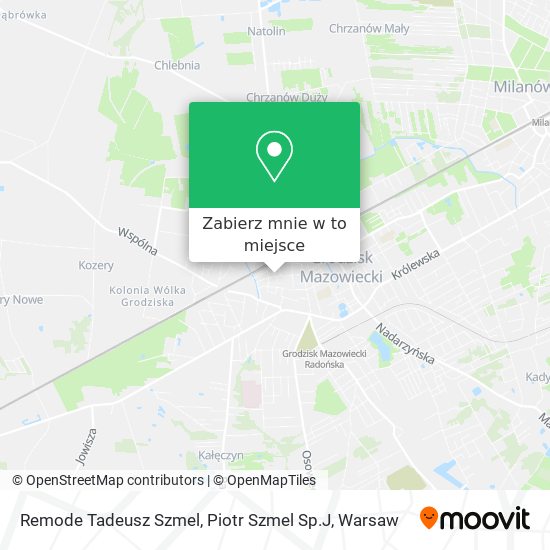 Mapa Remode Tadeusz Szmel, Piotr Szmel Sp.J