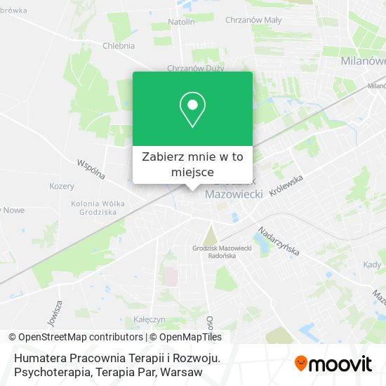 Mapa Humatera Pracownia Terapii i Rozwoju. Psychoterapia, Terapia Par