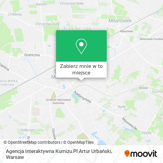 Mapa Agencja Interaktywna Kumizu.Pl Artur Urbański