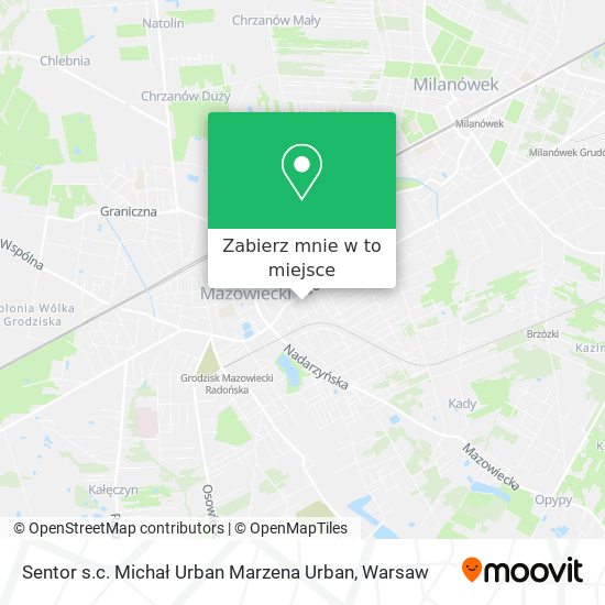 Mapa Sentor s.c. Michał Urban Marzena Urban