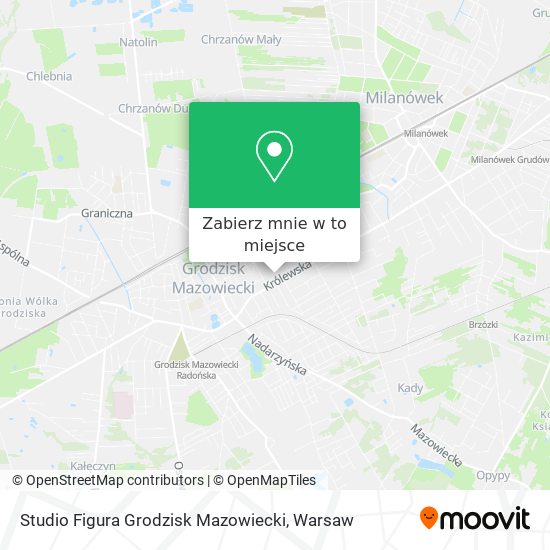 Mapa Studio Figura Grodzisk Mazowiecki