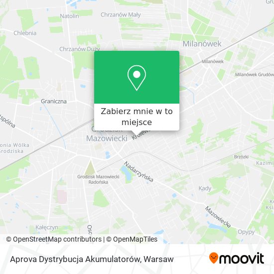 Mapa Aprova Dystrybucja Akumulatorów