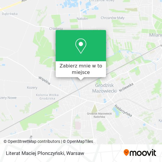 Mapa Literat Maciej Płonczyński