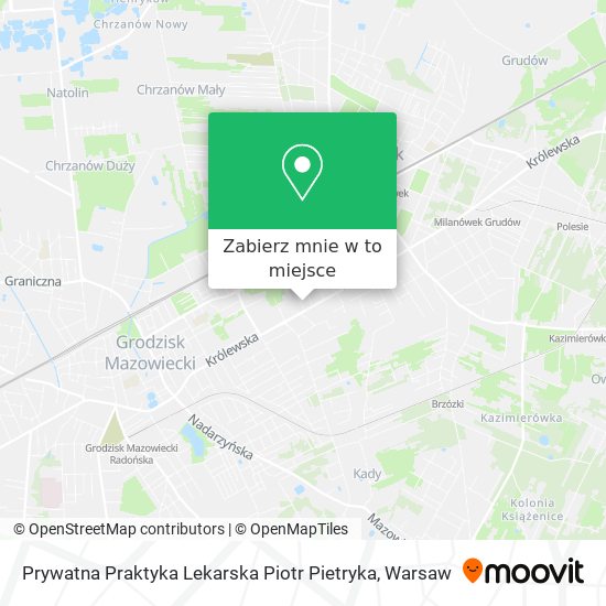 Mapa Prywatna Praktyka Lekarska Piotr Pietryka