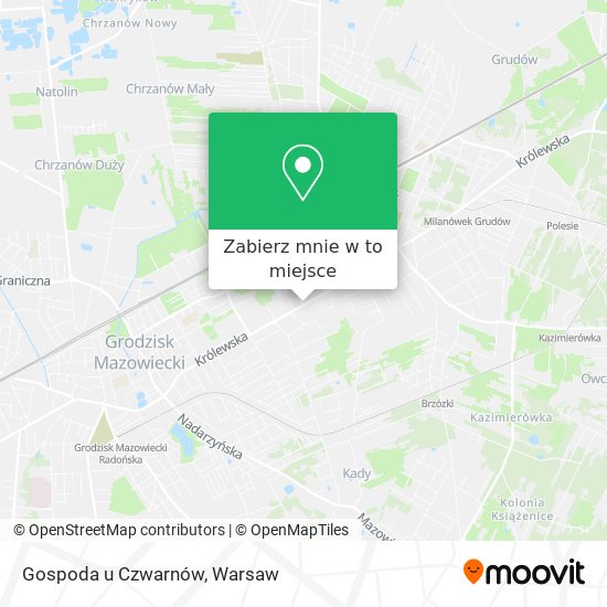 Mapa Gospoda u Czwarnów