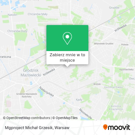 Mapa Mgproject Michał Grzesik