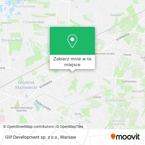 Mapa Glif Development sp. z o.o.
