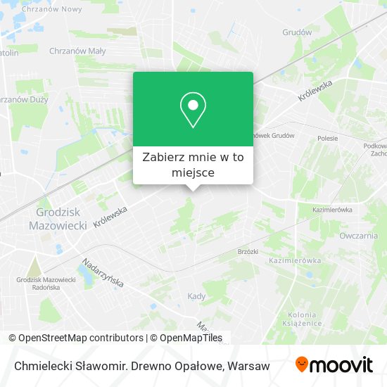 Mapa Chmielecki Sławomir. Drewno Opałowe