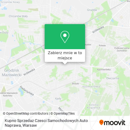 Mapa Kupno Sprzedaz Czesci Samochodowych Auto Naprawa