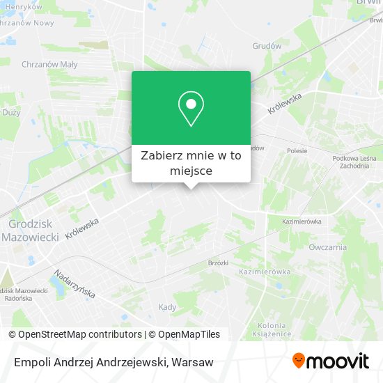 Mapa Empoli Andrzej Andrzejewski