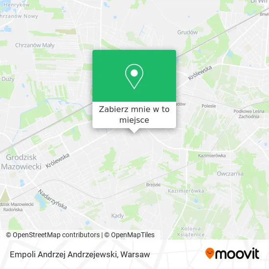 Mapa Empoli Andrzej Andrzejewski
