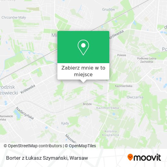 Mapa Borter z Łukasz Szymański