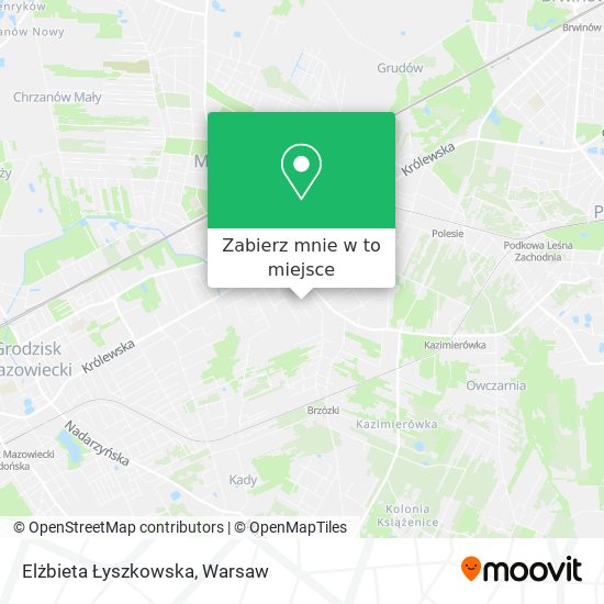 Mapa Elżbieta Łyszkowska