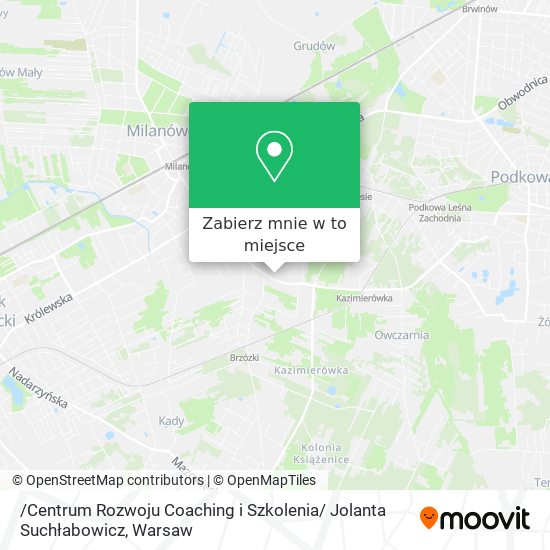 Mapa /Centrum Rozwoju Coaching i Szkolenia/ Jolanta Suchłabowicz