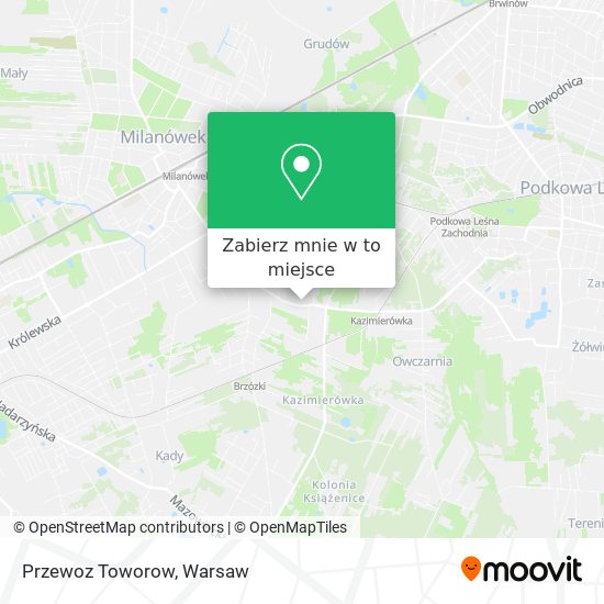 Mapa Przewoz Toworow