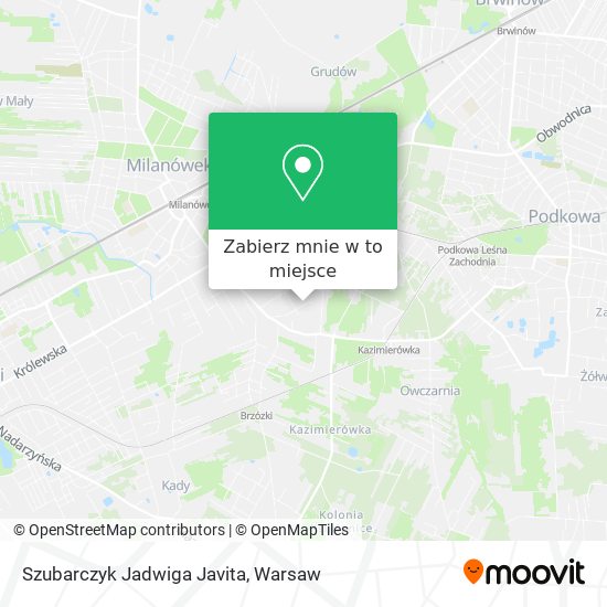 Mapa Szubarczyk Jadwiga Javita